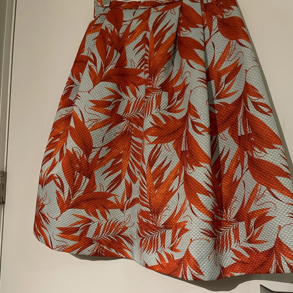 H&M Floral pleated Skirt